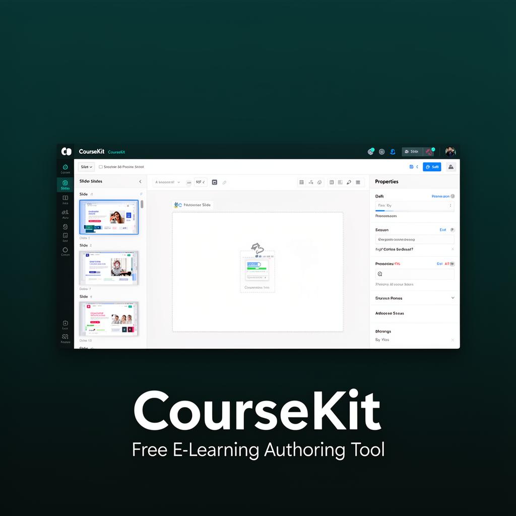 CourseKit – Free SCORM E-Learning Authoring Tool